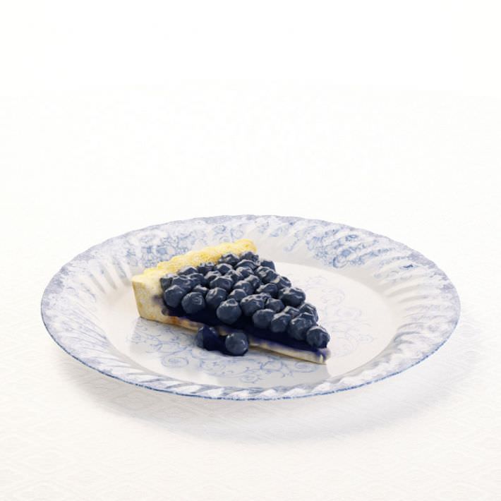 Blueberry Pie Slice