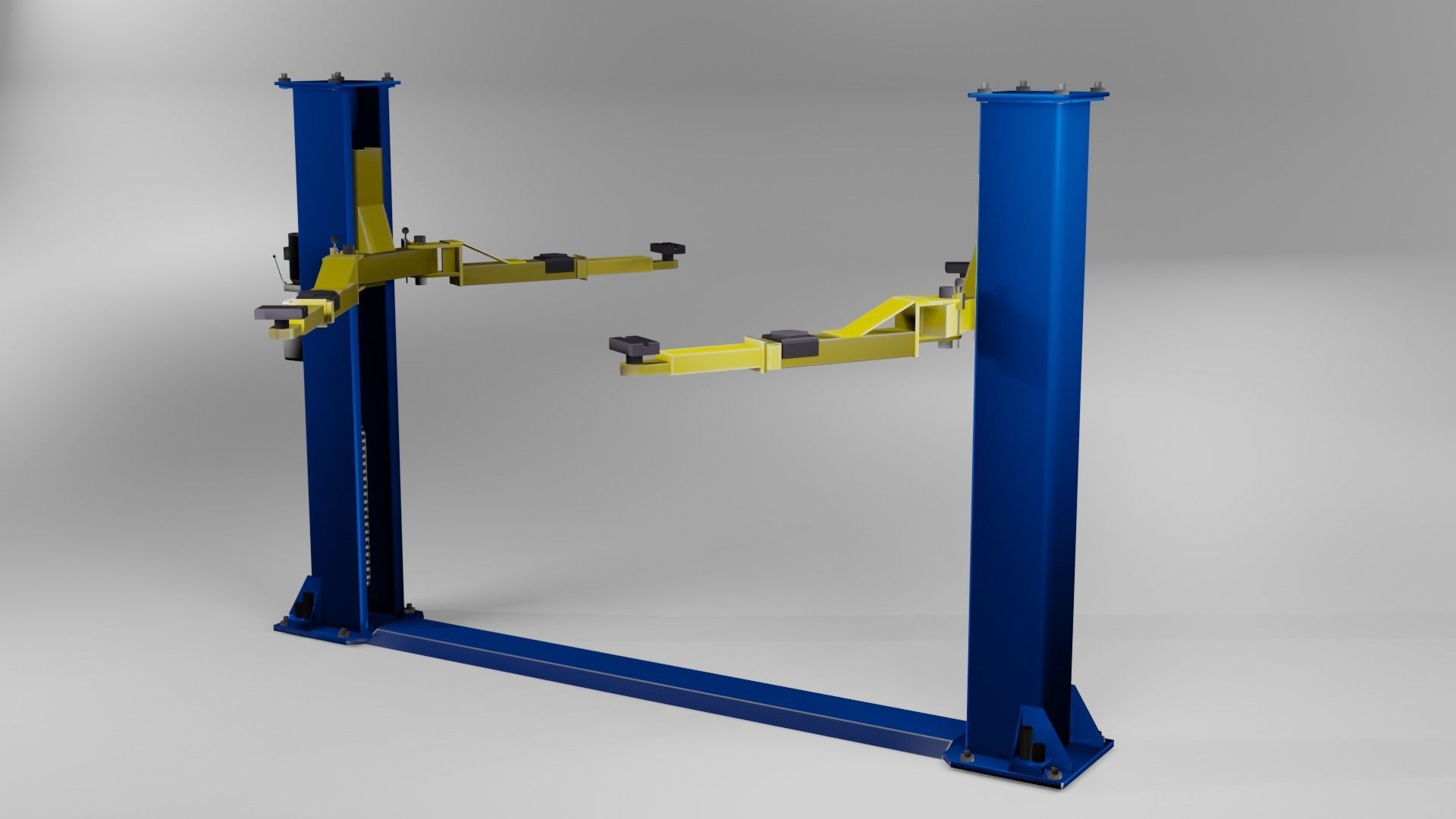 3D model Car Lift With Animation VR / AR / lowpoly CGTrader