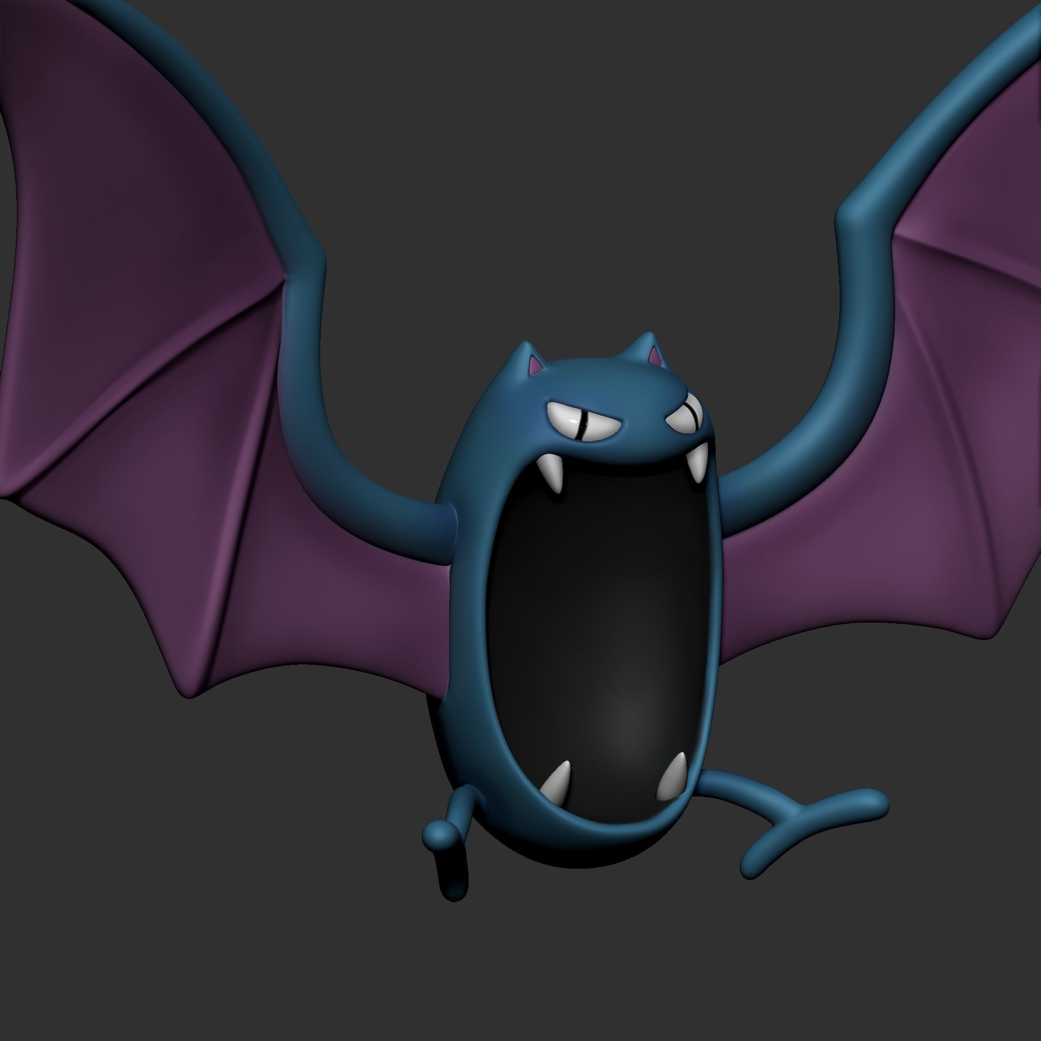 GOLBAT POKEMON 3D model 3D printable | CGTrader