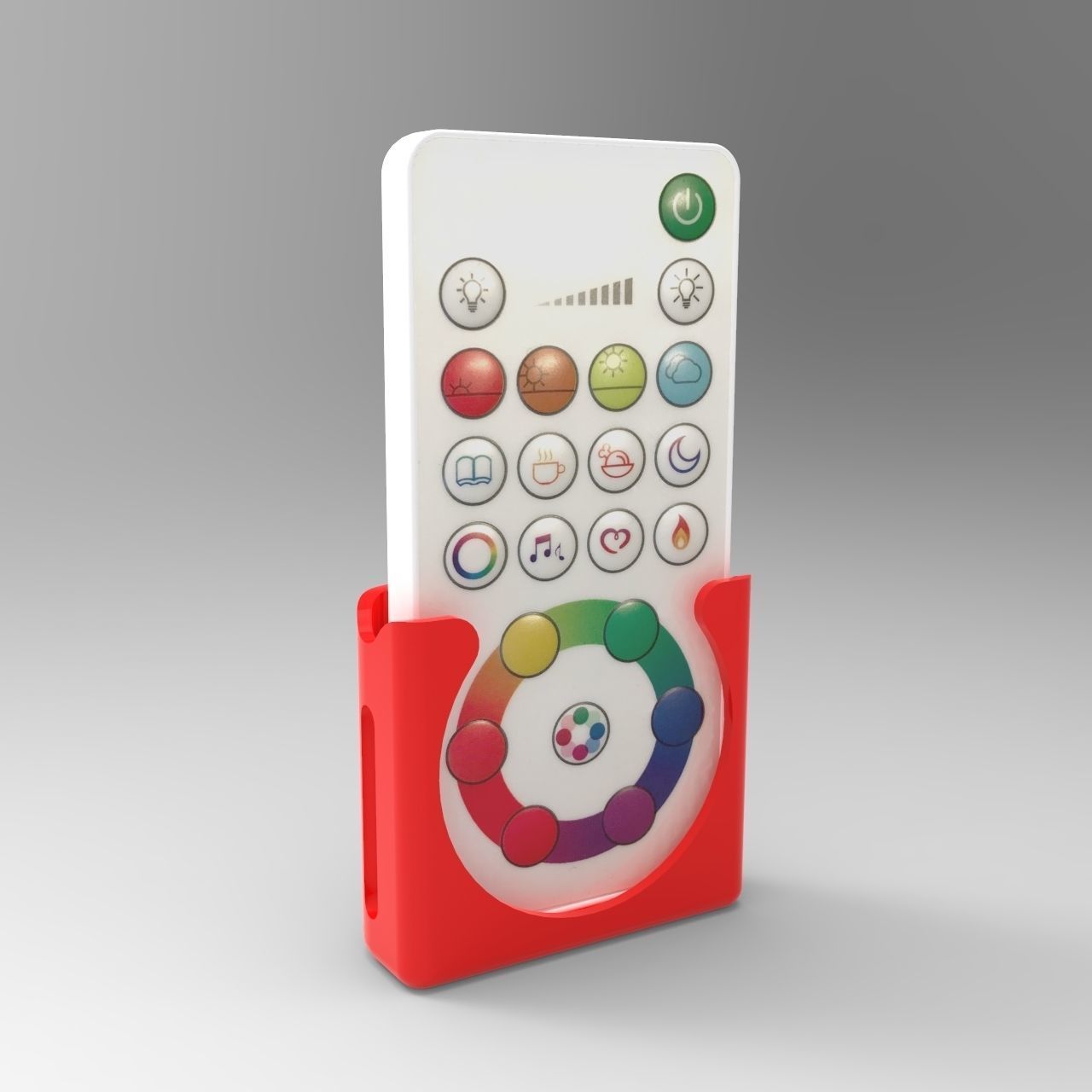 wall mount remote control 3D model 3D printable CGTrader