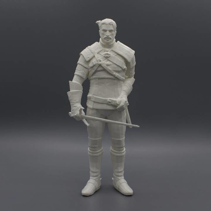 Geralt of Rivia 3D model 3D printable | CGTrader