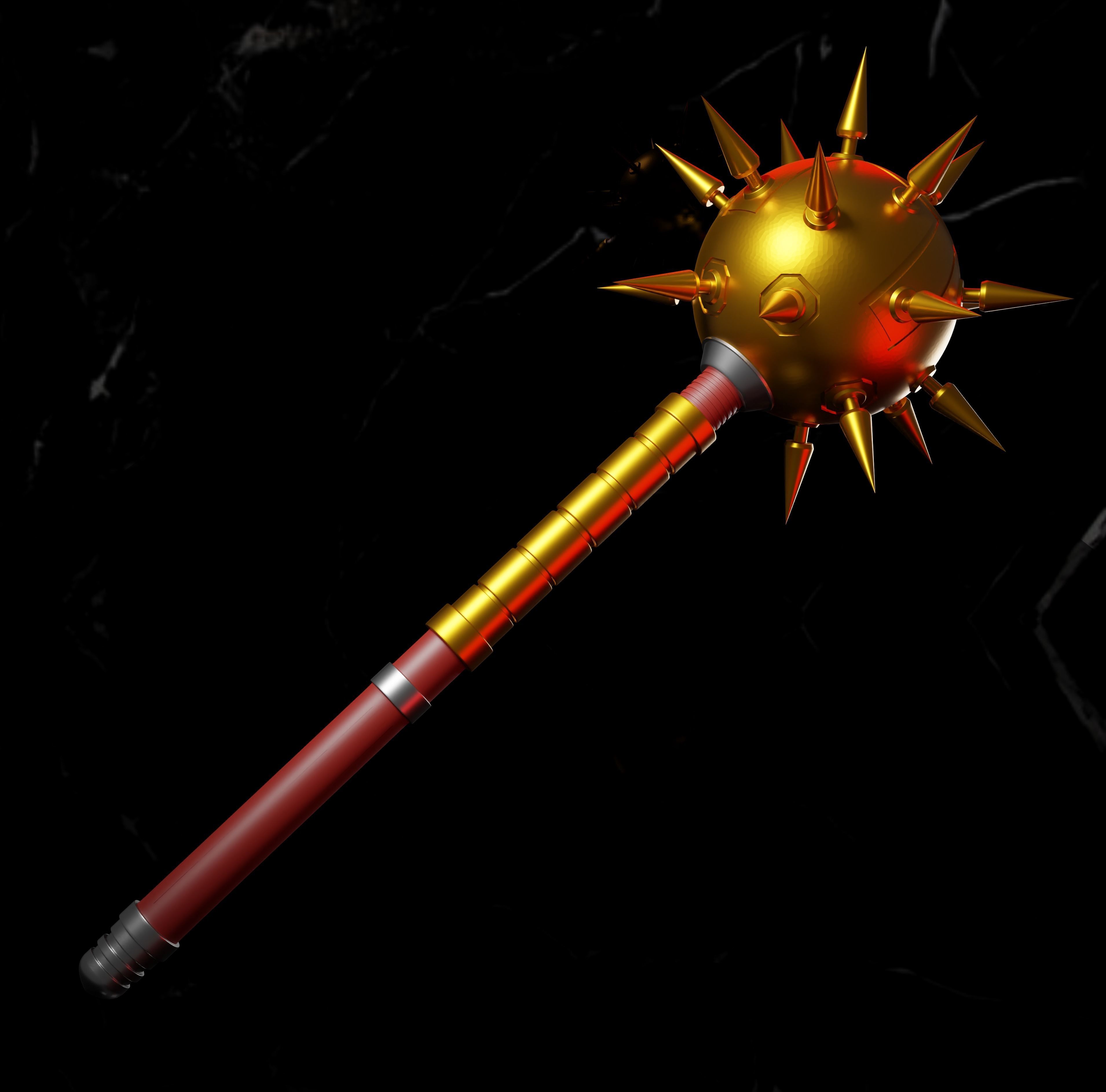 Hawkman Mace Real Size Scale Black Adam 2022 Movie 3D Model 3D Hawkman Mace Real Size Scale Black Adam 2022 Movie 3D Model 3D
