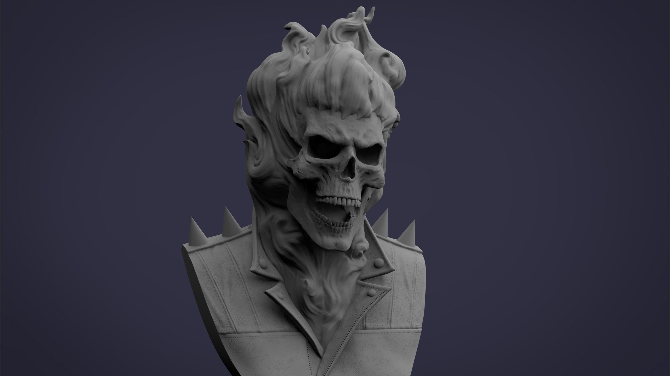 Ghost Rider 3D model 3D printable | CGTrader