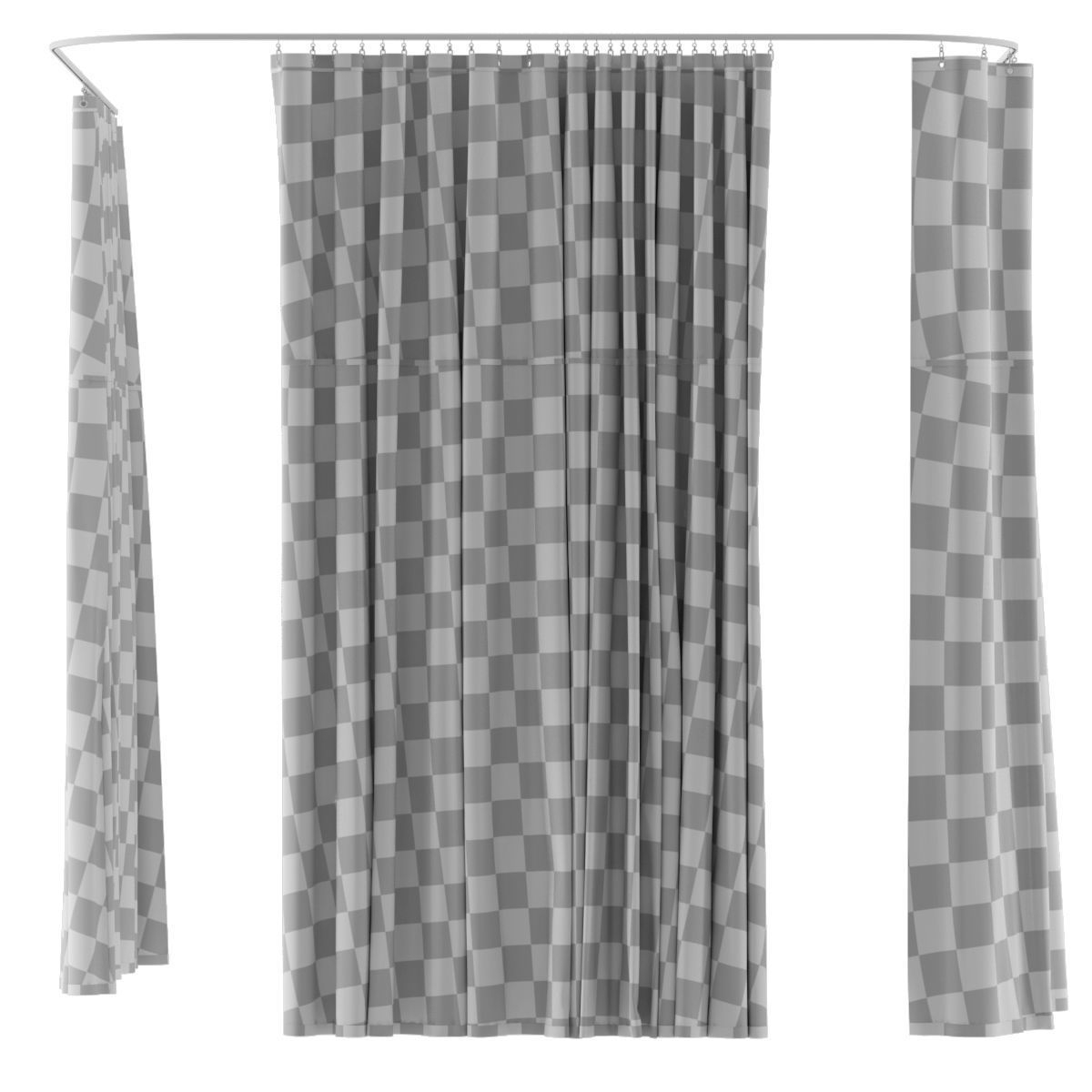 Hospital Curtains2 Hospital Equipment 11 3D model CGTrader