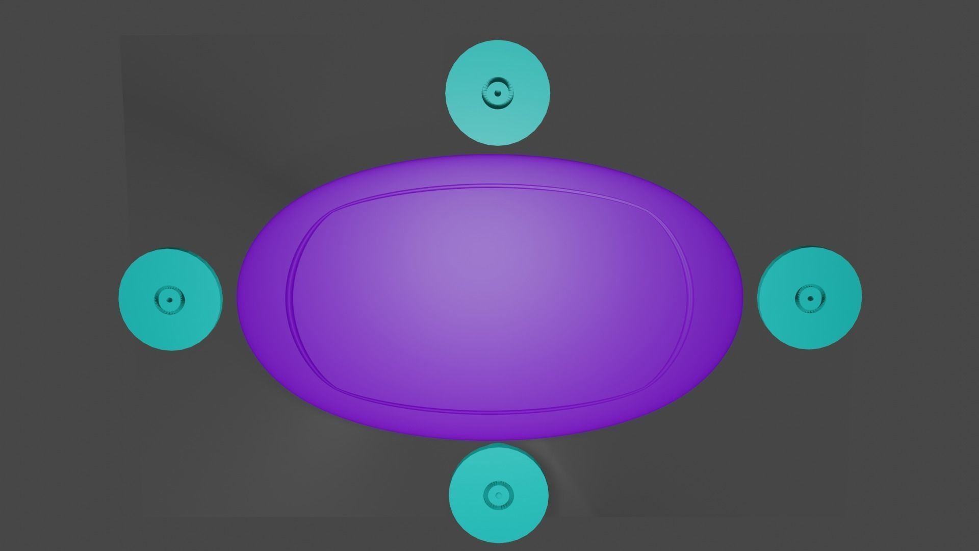 dinner table poly 3D Model free 3D model CGTrader