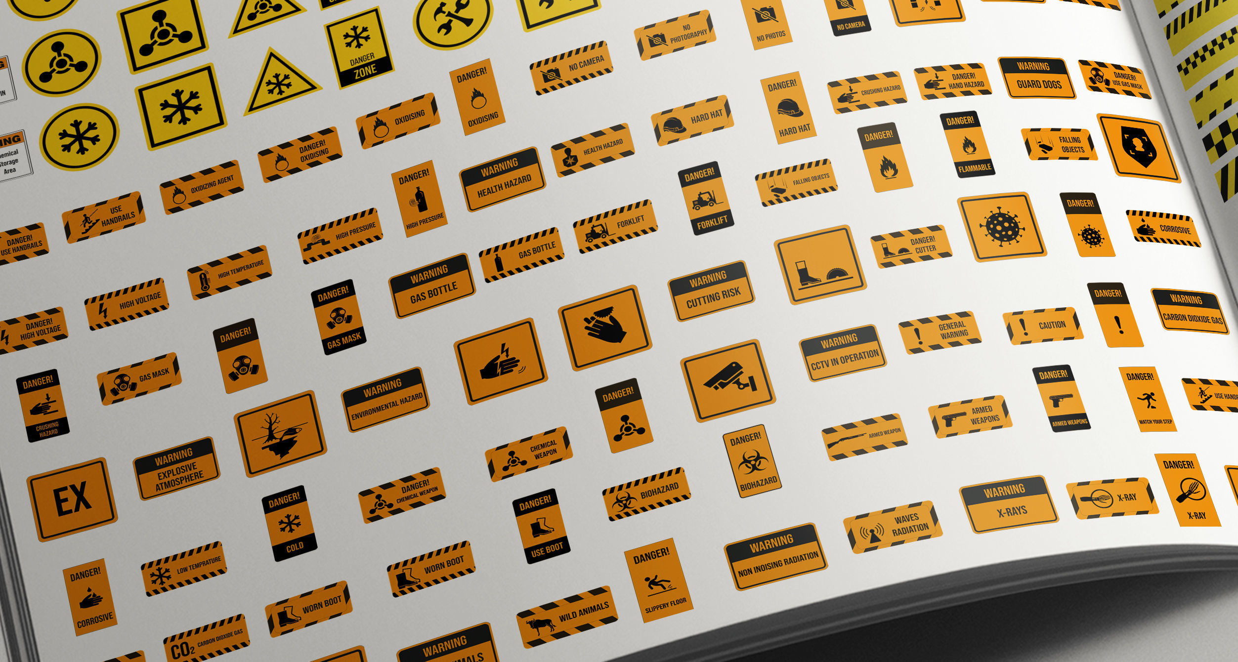 Industrial Sign Decal Texture CGTrader