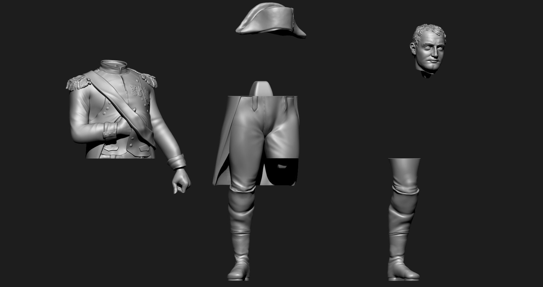 napoleon bonaparte 3D model 3D printable | CGTrader