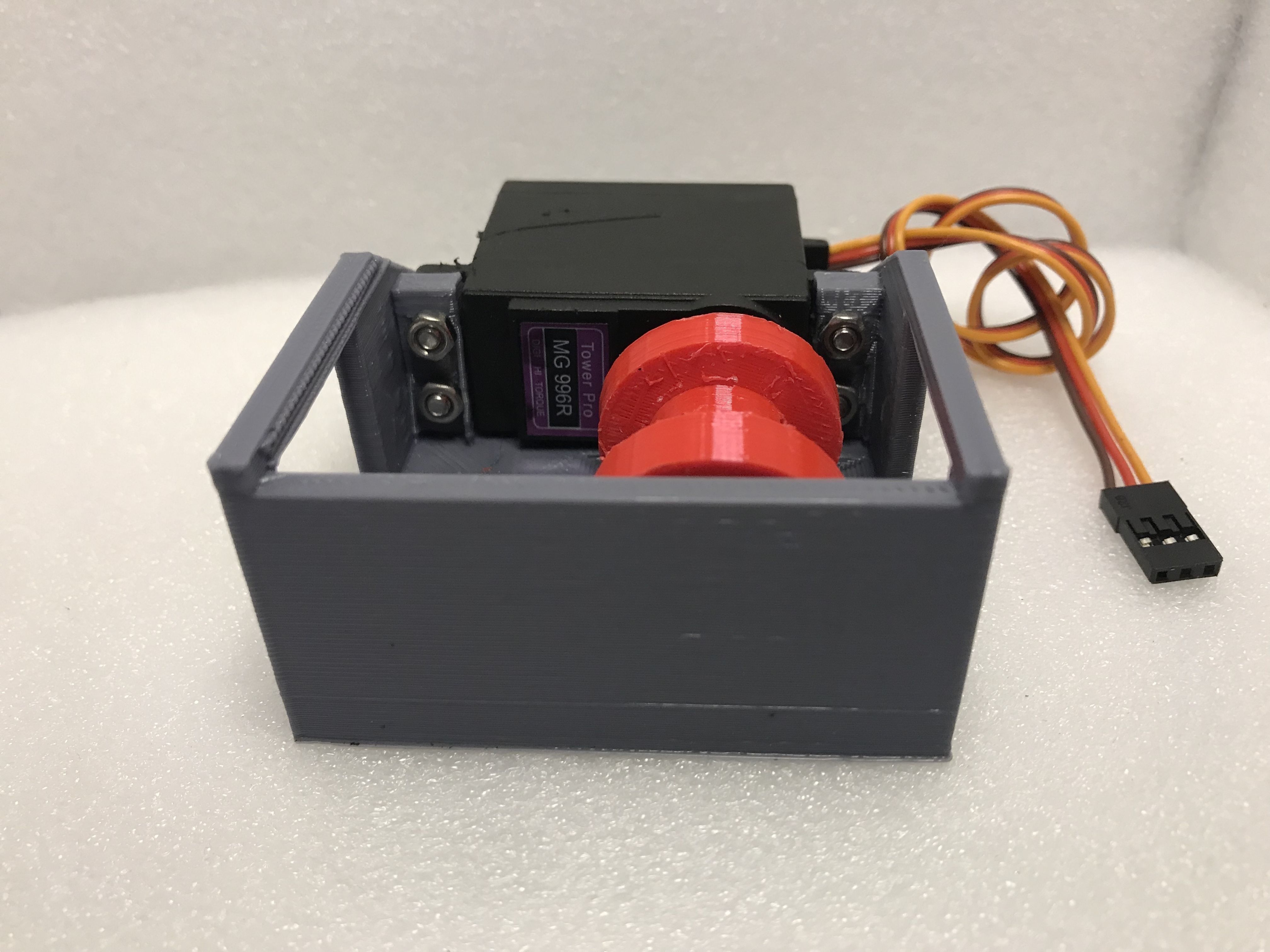 MG996R Servo winch 3D model 3D printable CGTrader