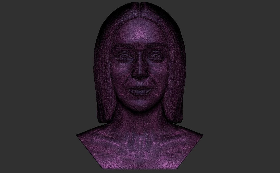 Katy Perry bust for 3D printing 3D model 3D printable | CGTrader
