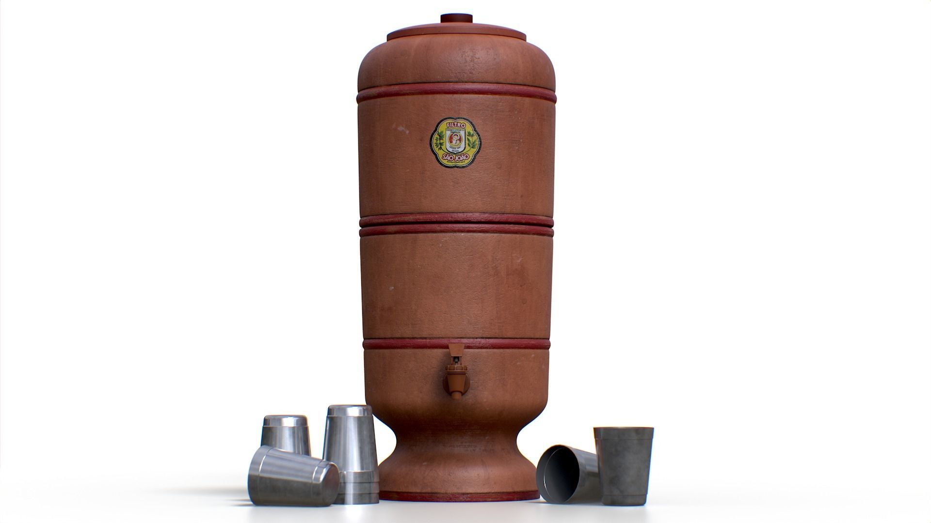 Famous Brazilian clay filter 3D model | CGTrader