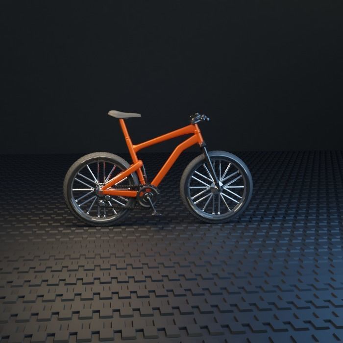 Mountain Bike Miniature 3D model 3D printable | CGTrader