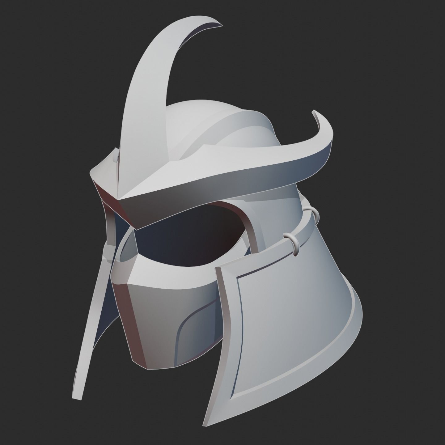 Shredder TMNT Helmet 3D model 3D printable CGTrader