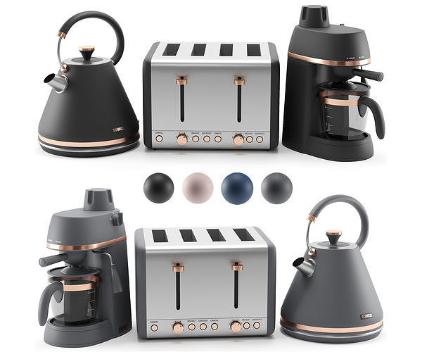 TOWER kitchen appliances 3D model CGTrader
