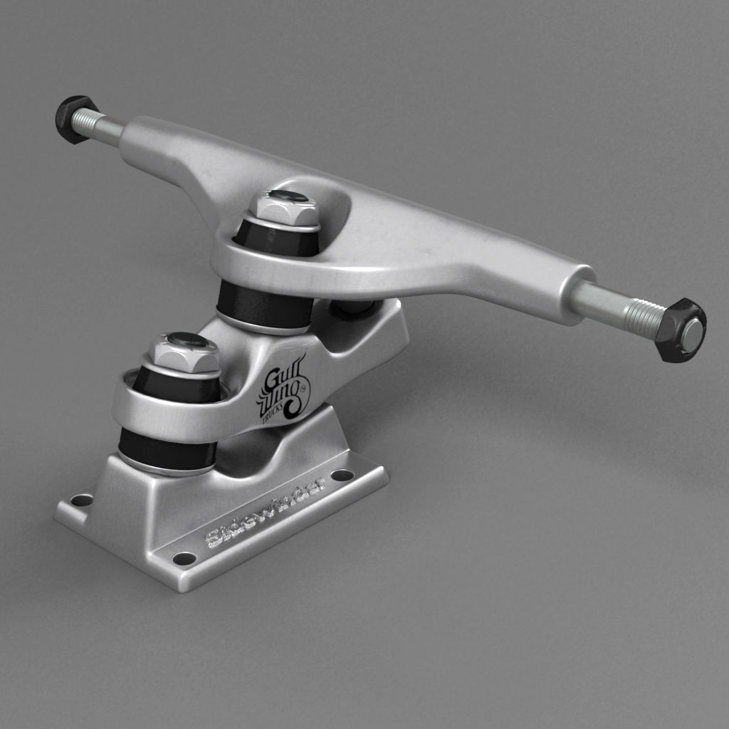 Sidewinder Skateboard Truck 3D model CGTrader