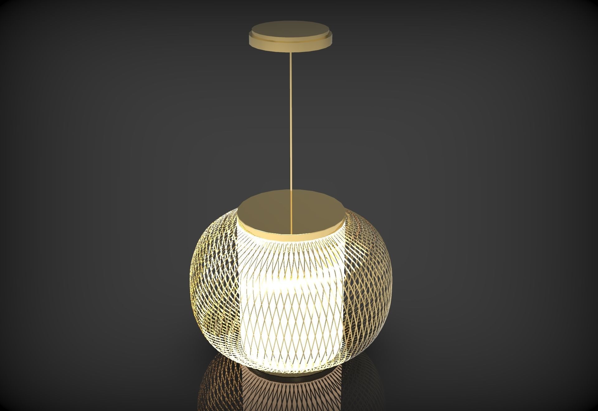 Hanging Light 3D model CGTrader