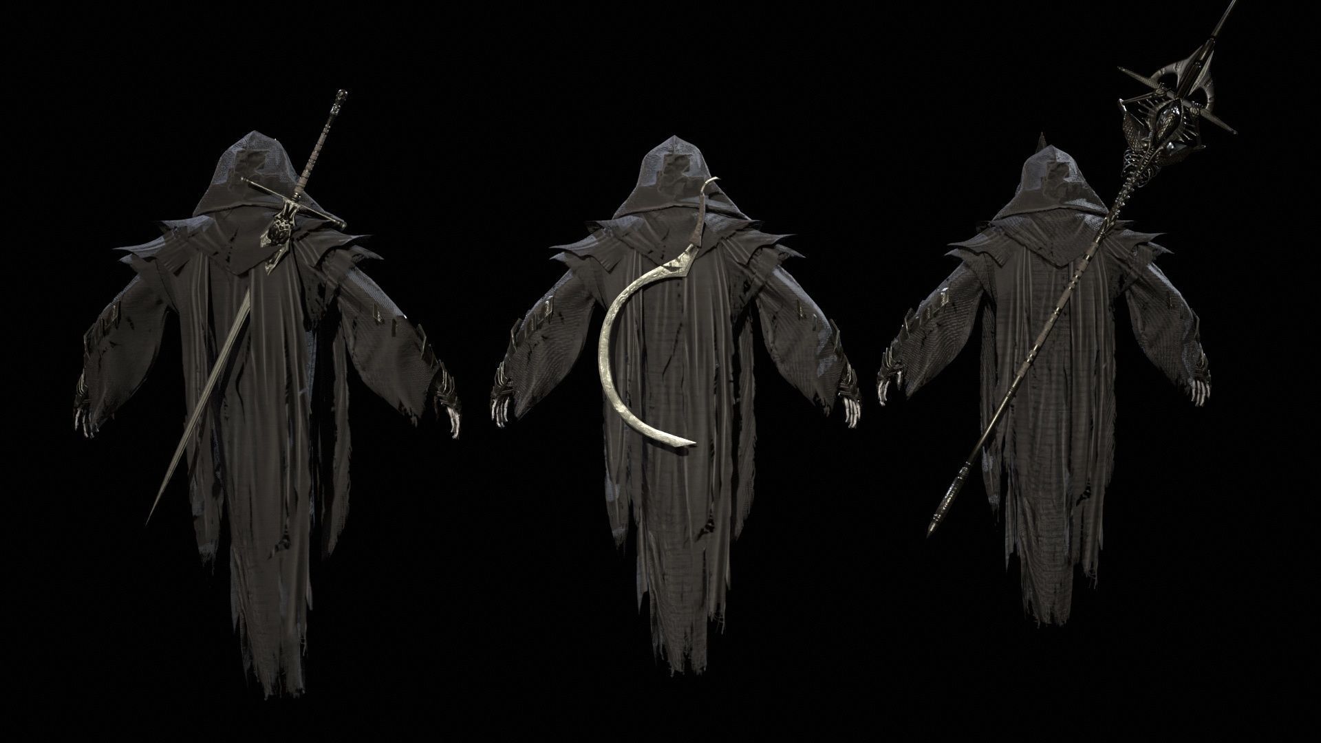 3D model Ripper ghost VR / AR / lowpoly CGTrader