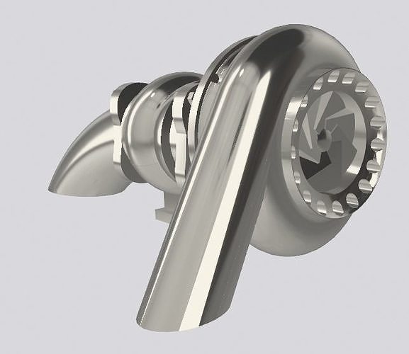 RC Drift Car Turbocharger 1 10 Accesories 3D model 3D printable CGTrader