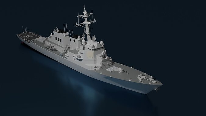 uss-arleigh burke 3D model 3D model | CGTrader