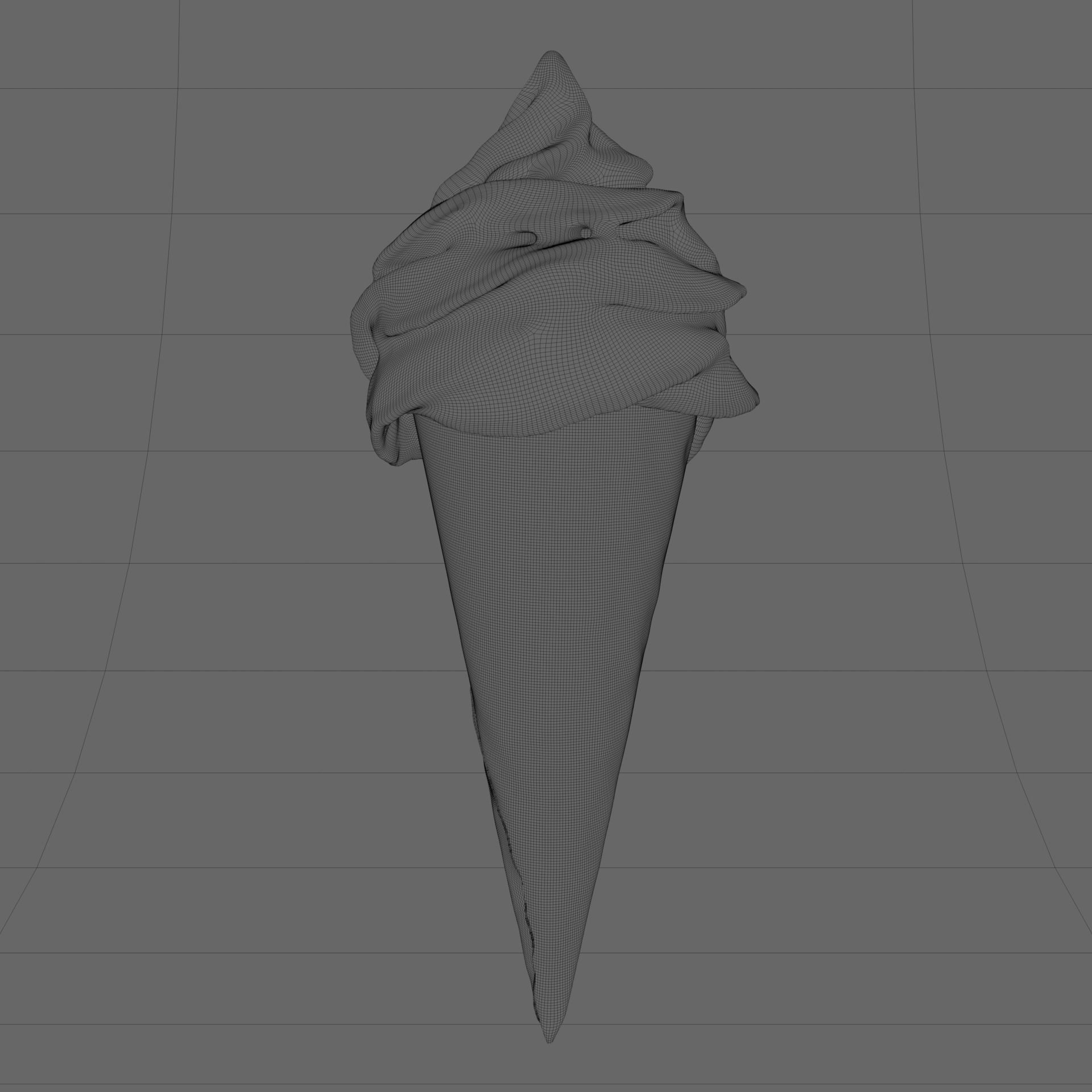 Soft Serve Ice Cream FBX and textures 3D model CGTrader
