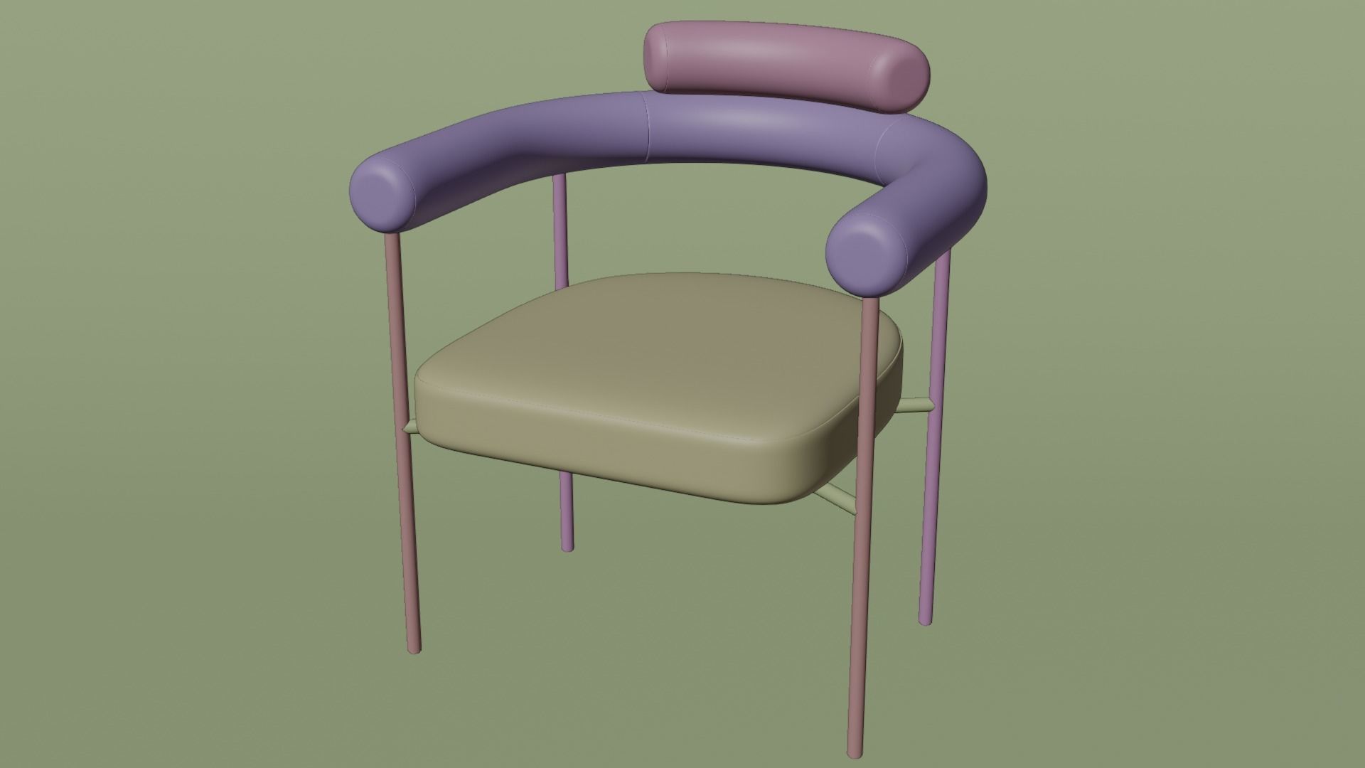 3D model Sofa Chair in Blender VR / AR / lowpoly CGTrader