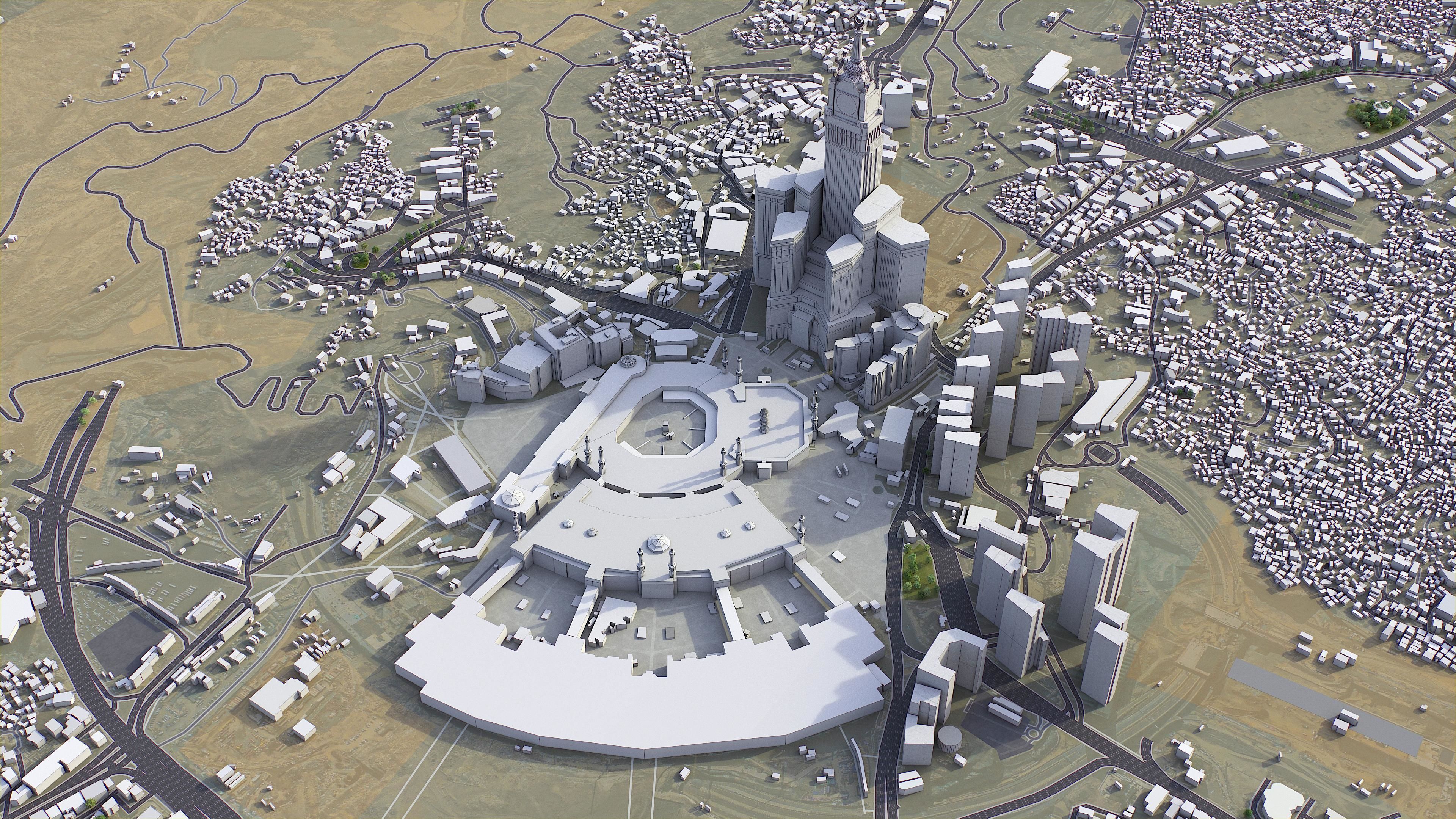 3D model Mecca VR / AR / lowpoly CGTrader