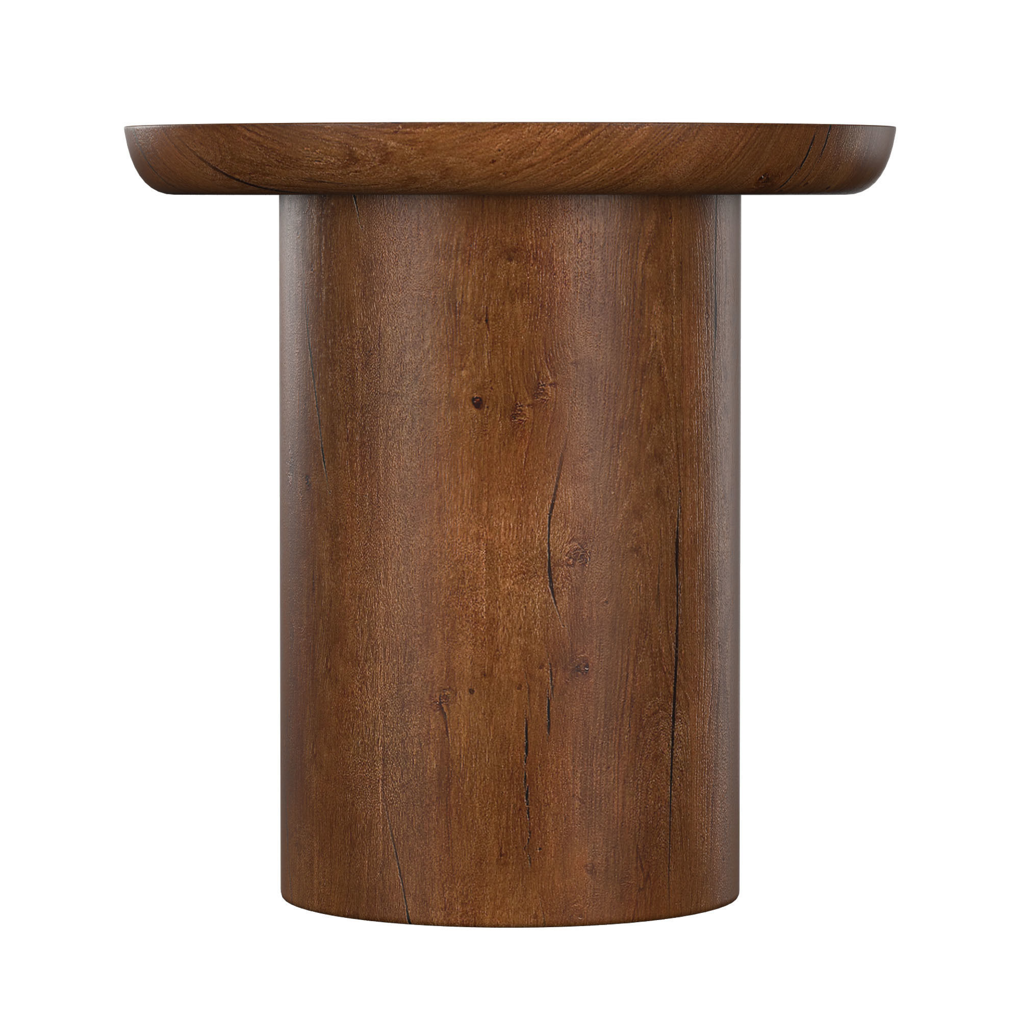 OSLO PEDESTAL ROUND SIDE TABLE 3D model CGTrader