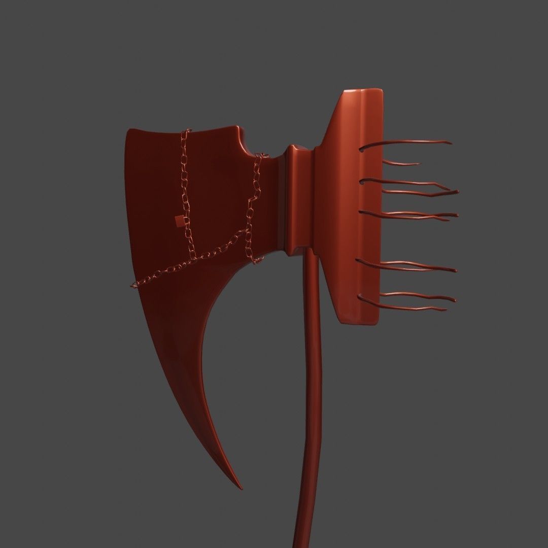 Bloody Executioners Axe 3D model CGTrader