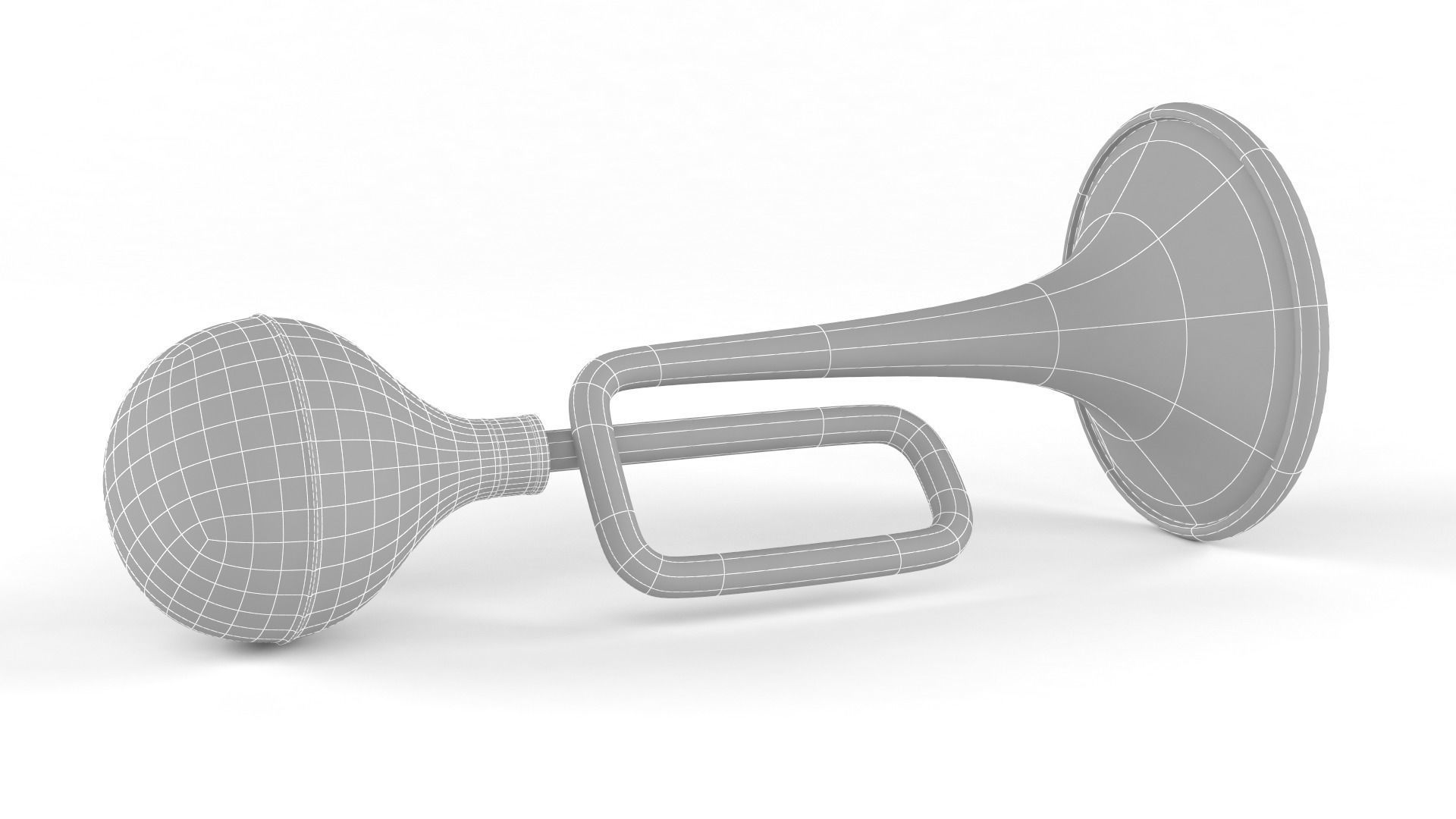 Bike Horn 3D model CGTrader