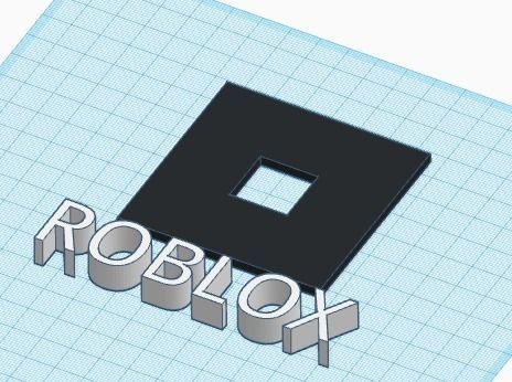 Roblox logo 3D model | CGTrader