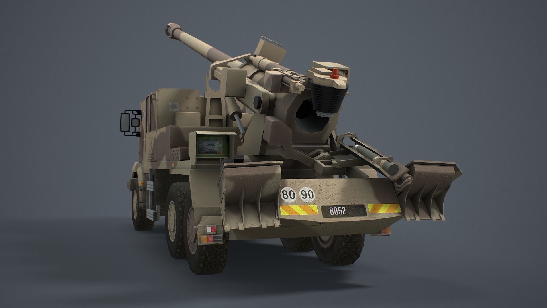 3D model Caesar Artillery Nexter VR / AR / low-poly | CGTrader