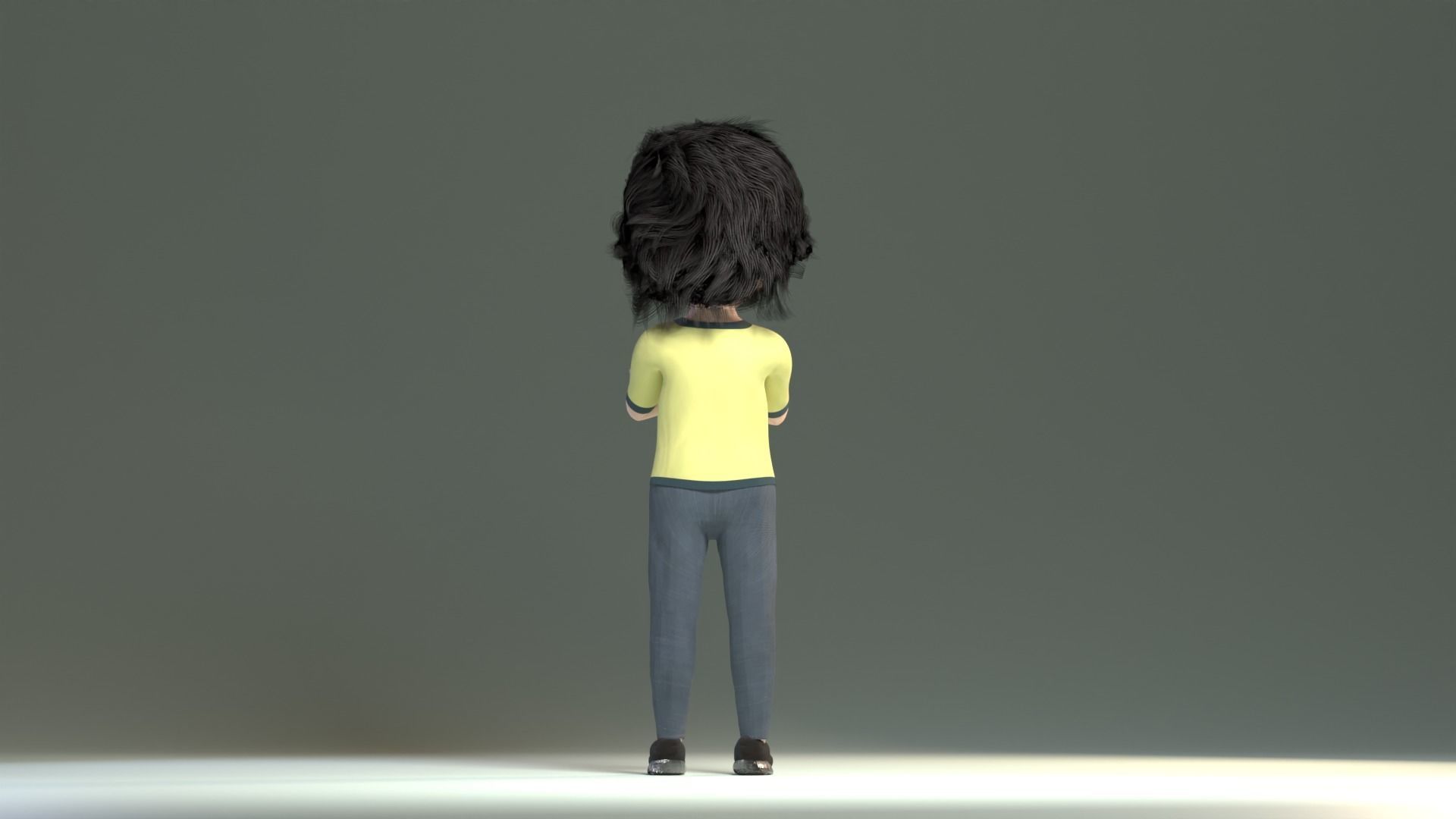3D model Cartoon child Rigged VR / AR / low-poly | CGTrader