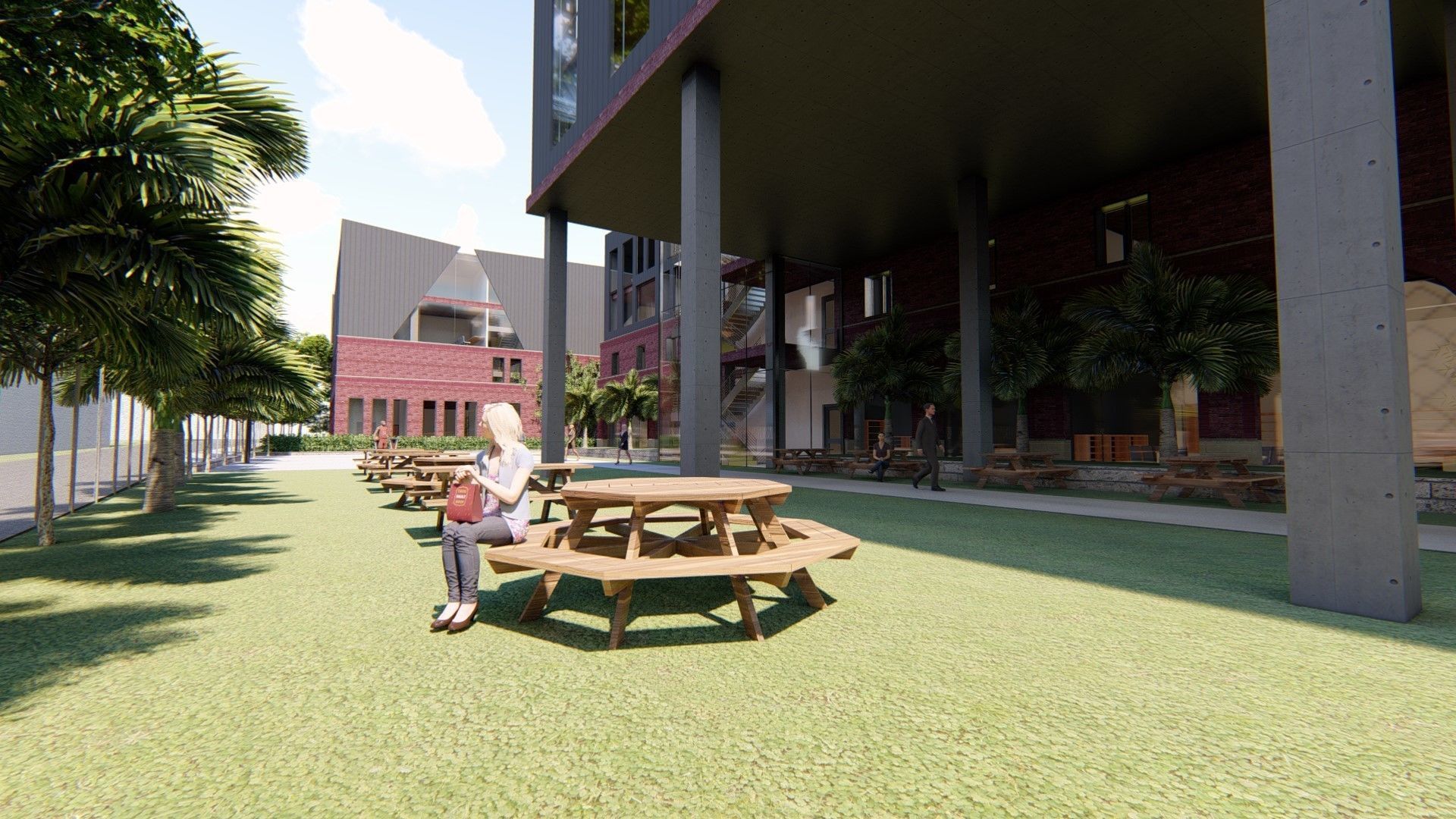 Fine Arts High School Full Project 3D model CGTrader