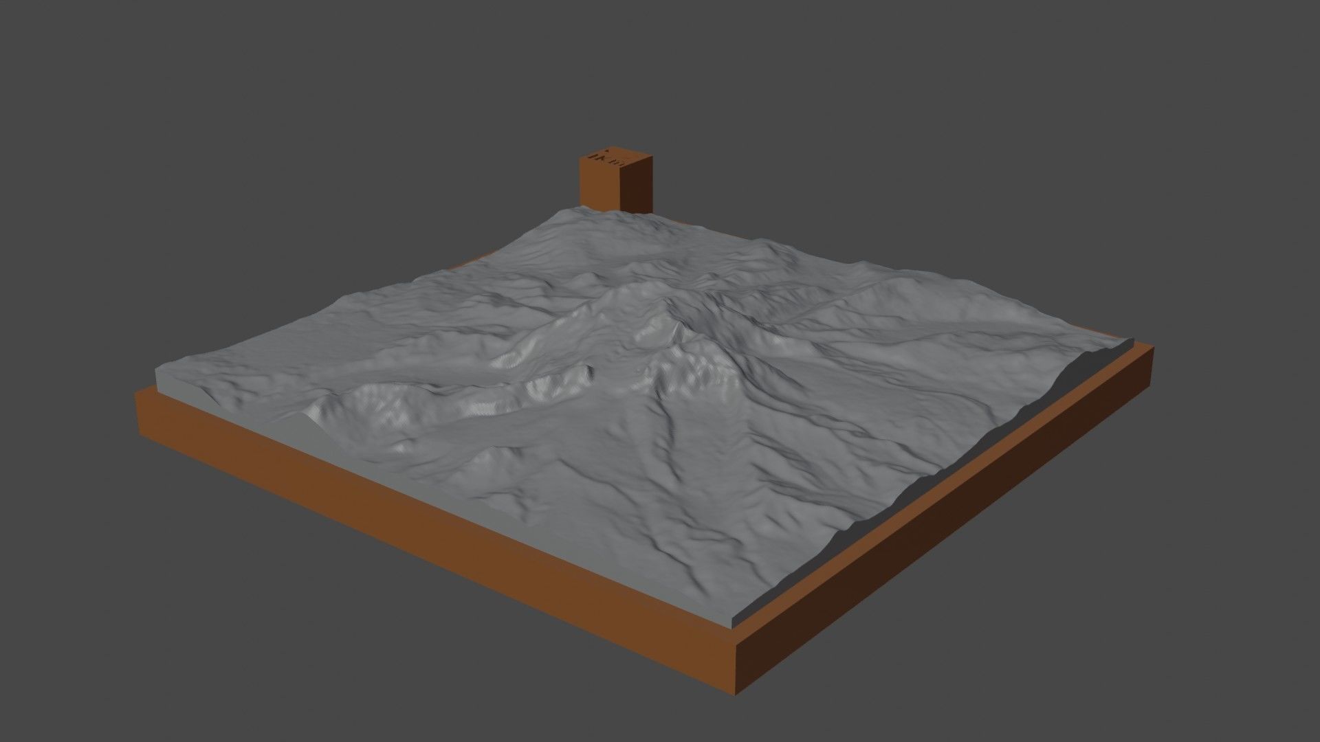 Monte Burney 3D model 3D printable CGTrader