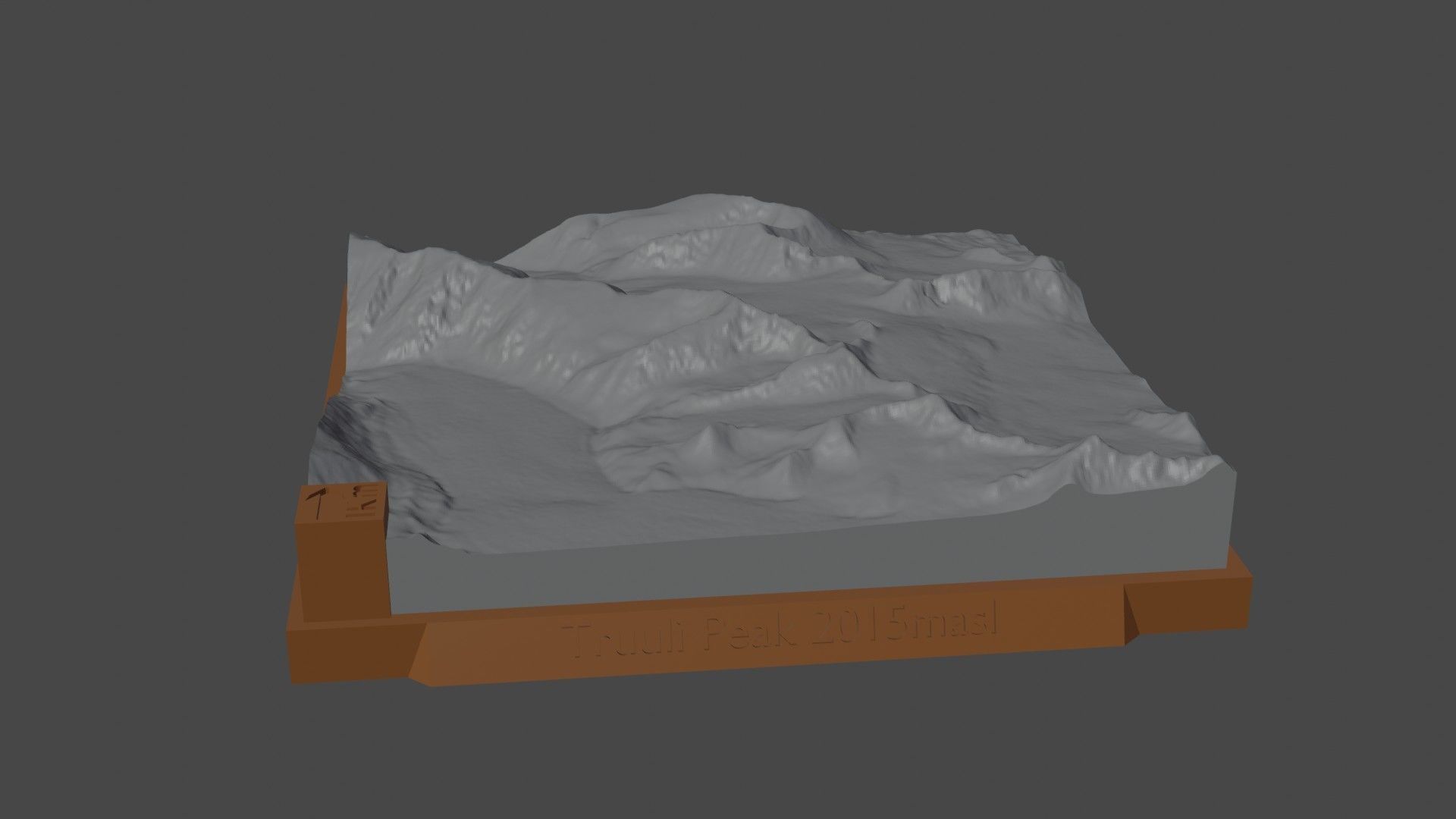 Truuli Peak 3D model 3D printable CGTrader
