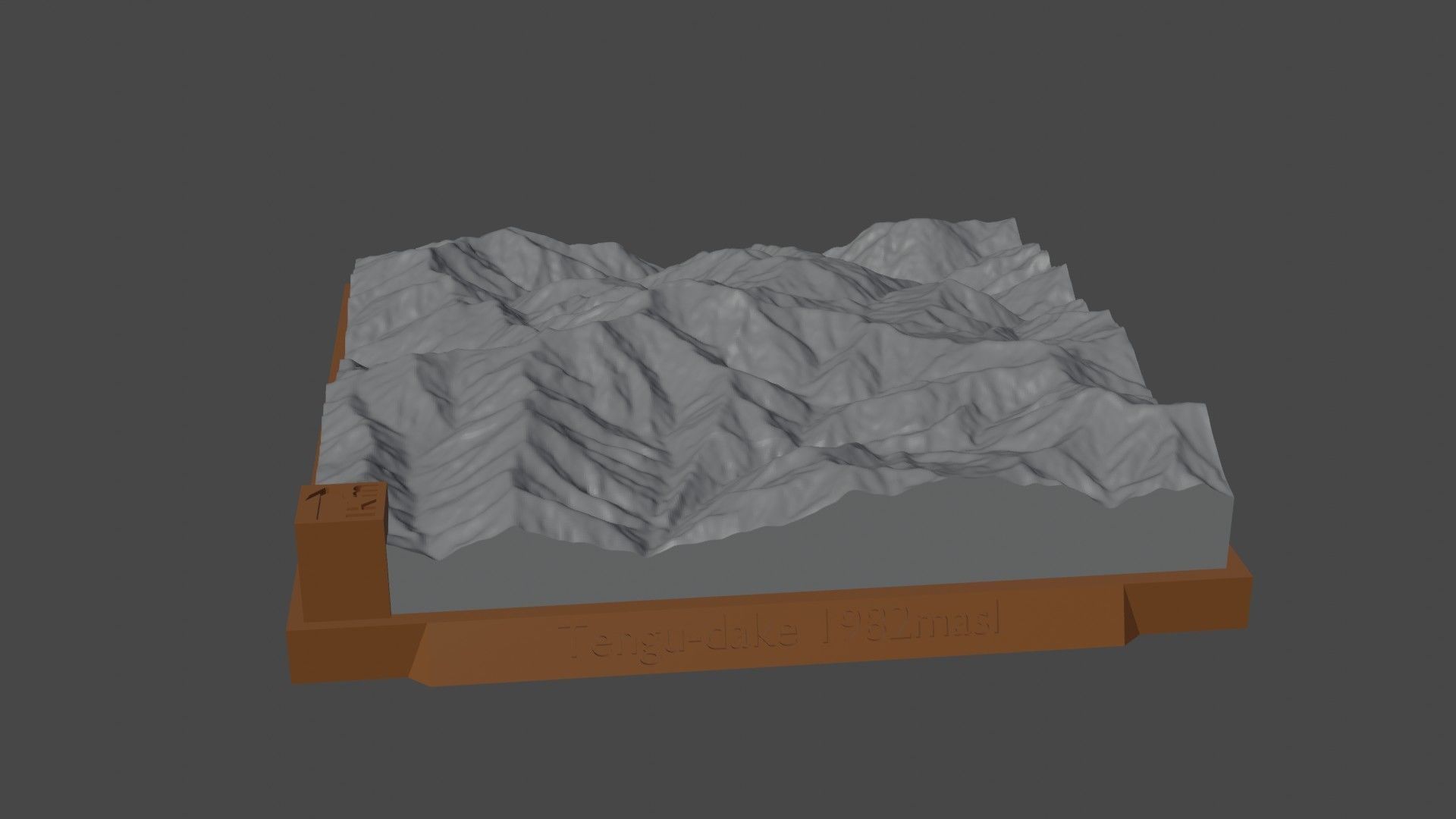 Tengu-dake 3D model 3D printable | CGTrader