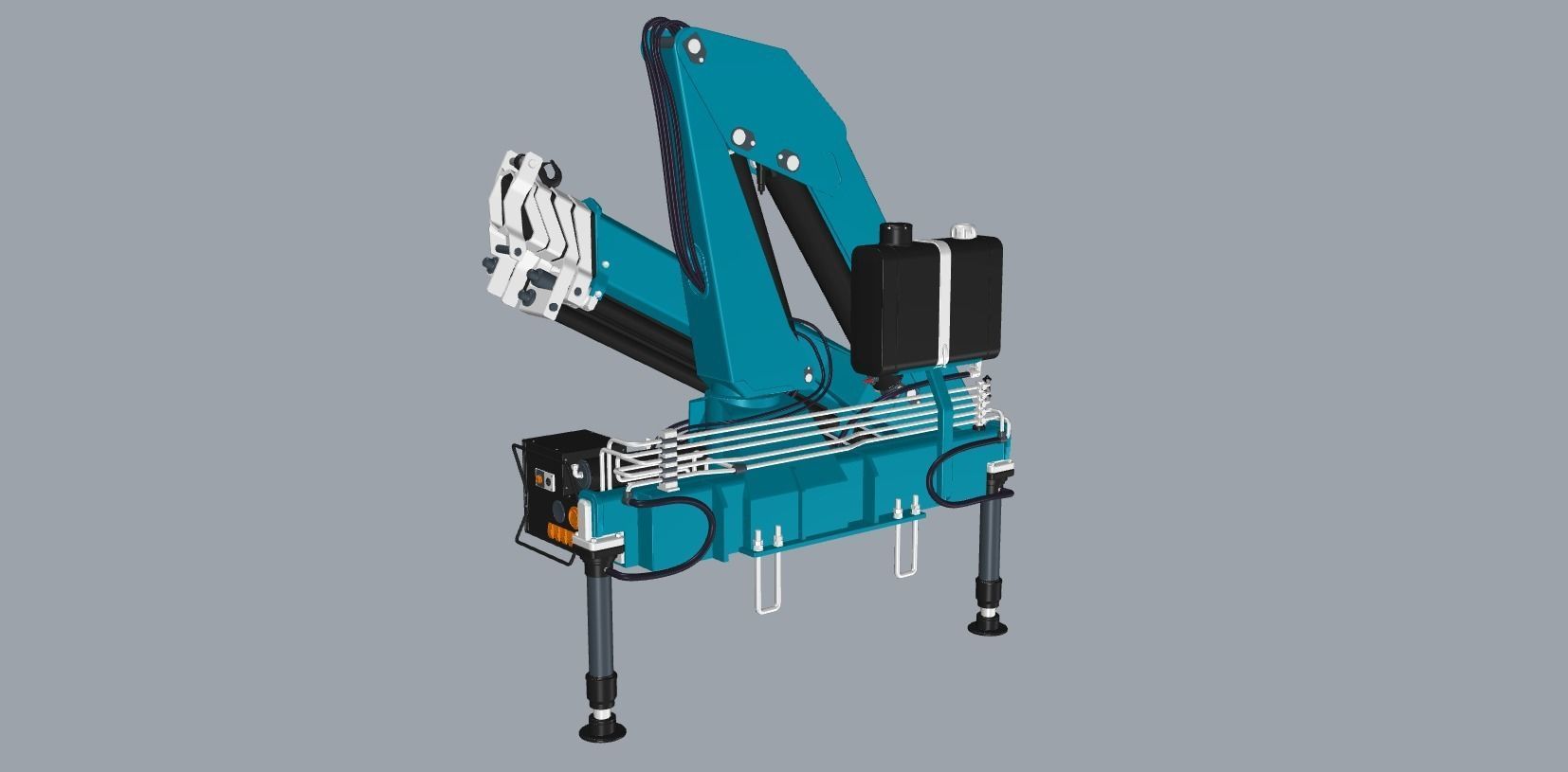 Hydraulic lifter 3D model CGTrader
