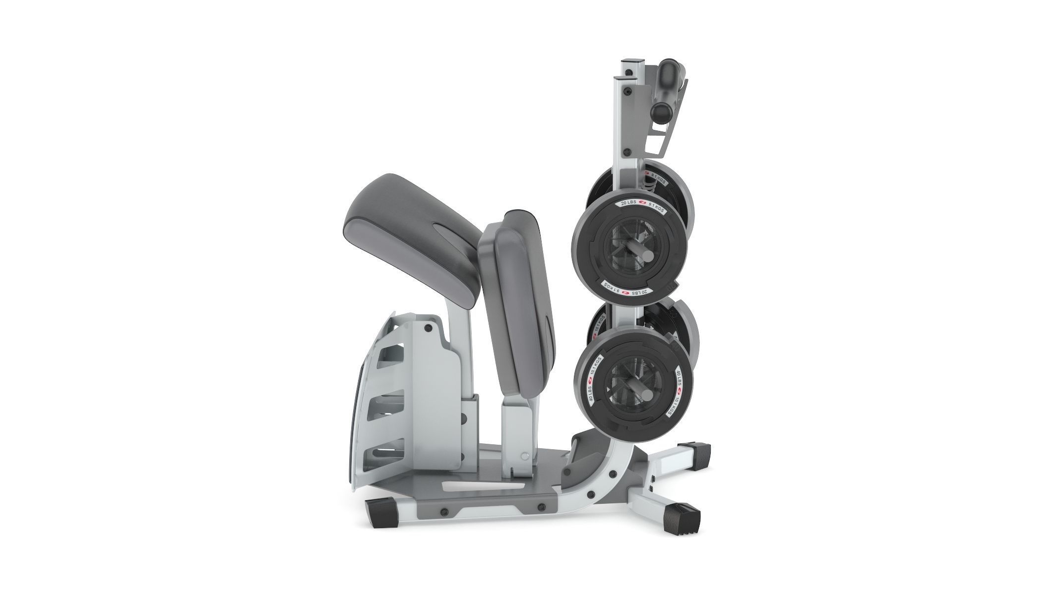 Bowflex Revolution Accessory Rack 3D model CGTrader