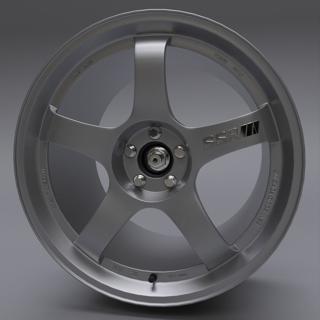 SSR Integral GT2 Rims 3D model CGTrader