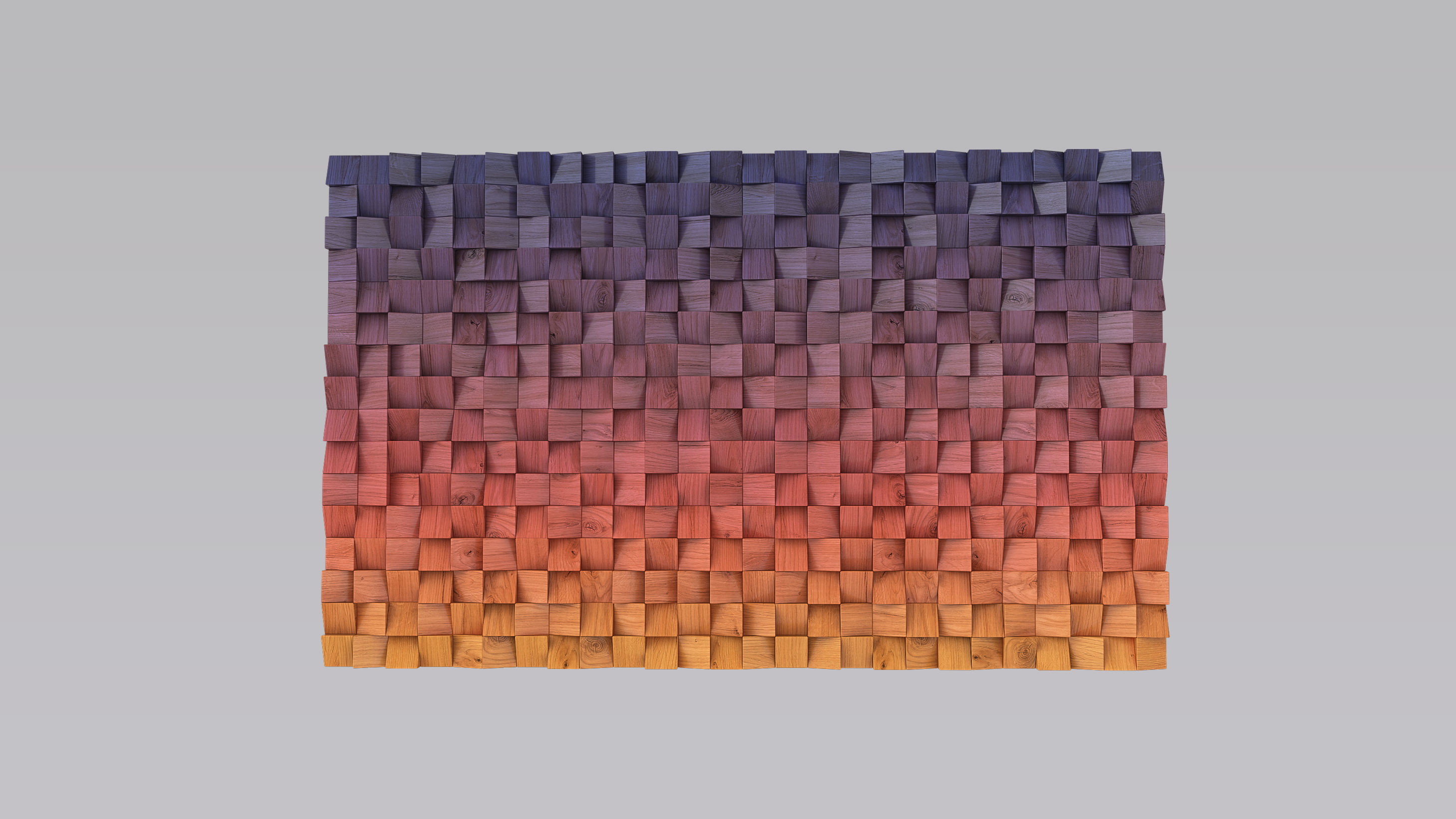 WOOD WALL ART 3D model CGTrader