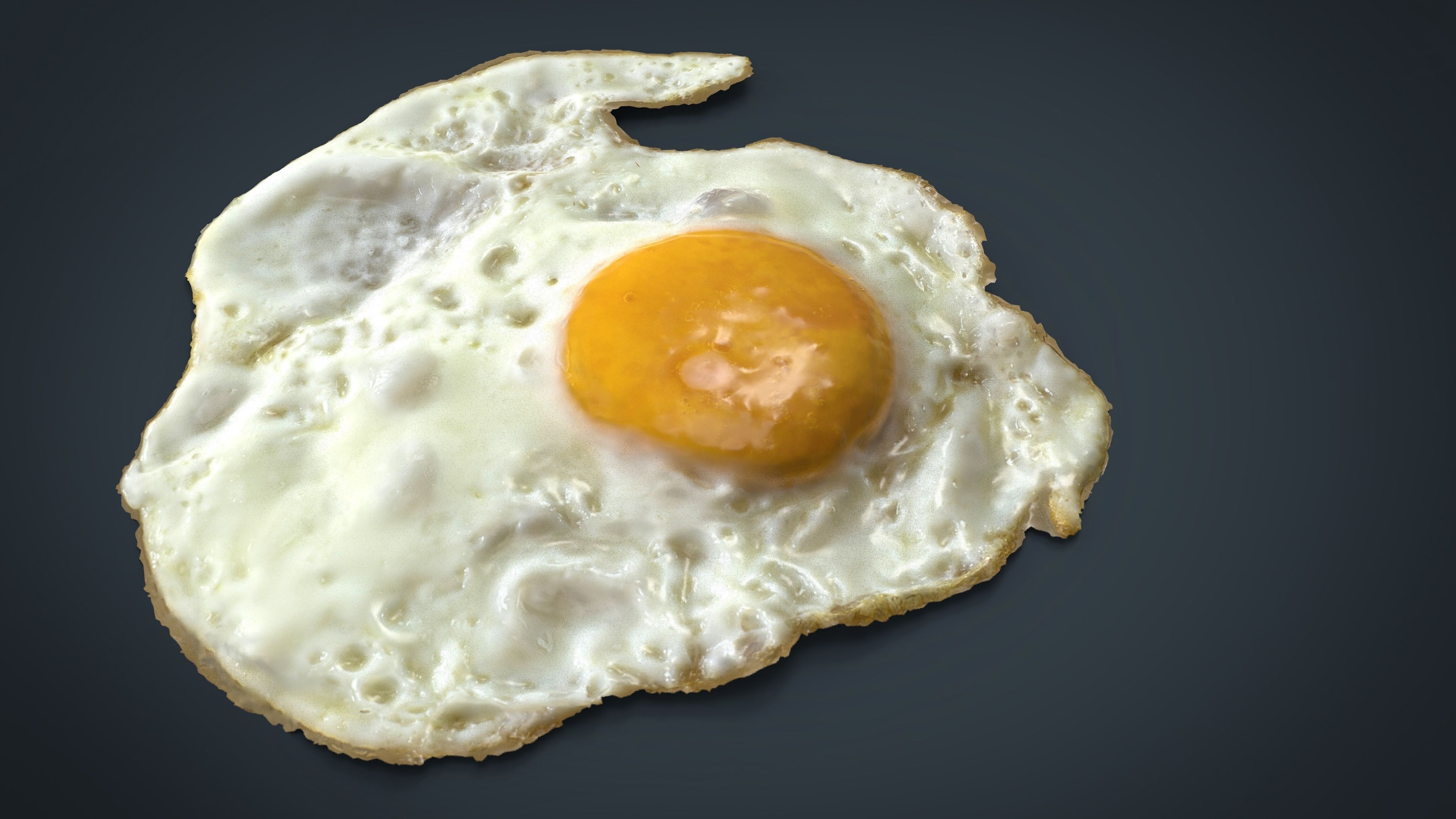 3D model Fried Egg VR / AR / lowpoly CGTrader