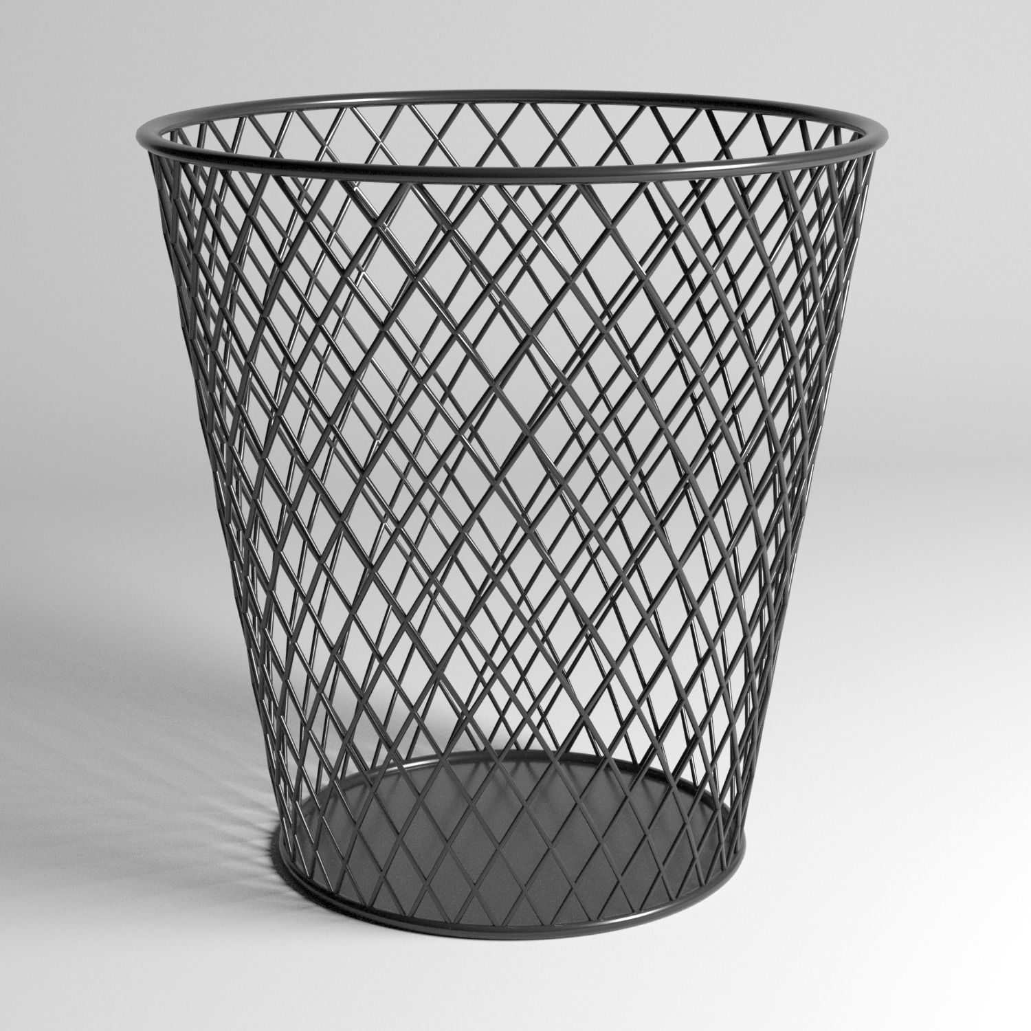 Waste Basket 3D model CGTrader