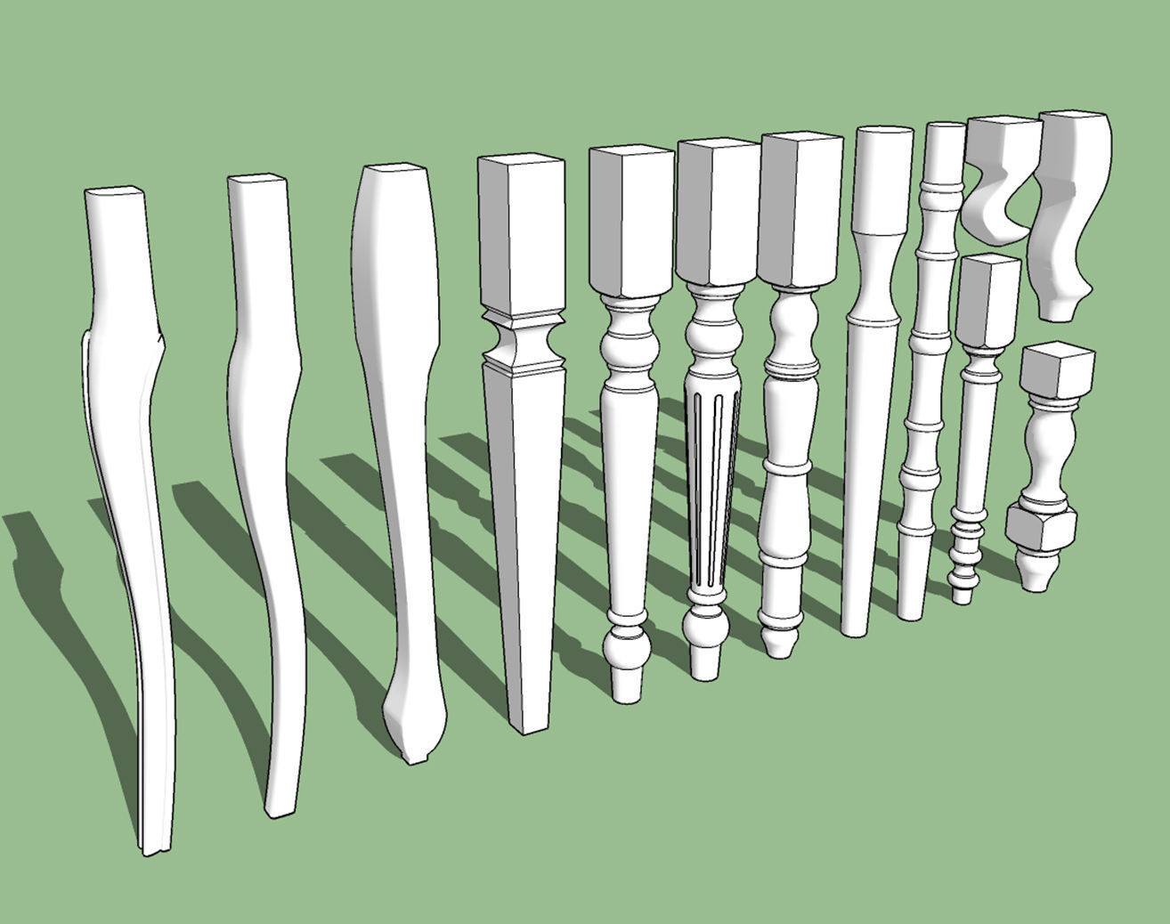 Table Leg Modeling table leg 3D model | CGTrader