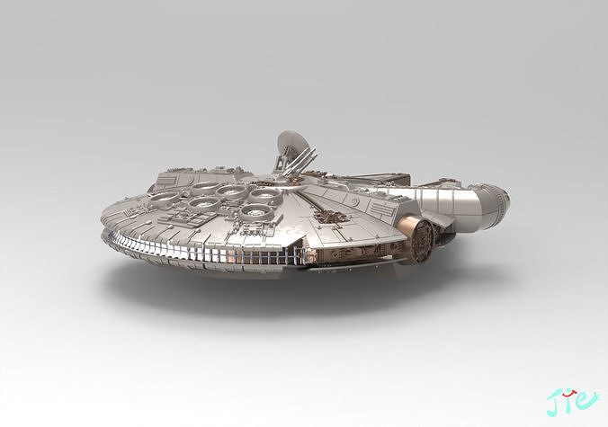 Millennium Falcon 3D model 3D printable | CGTrader