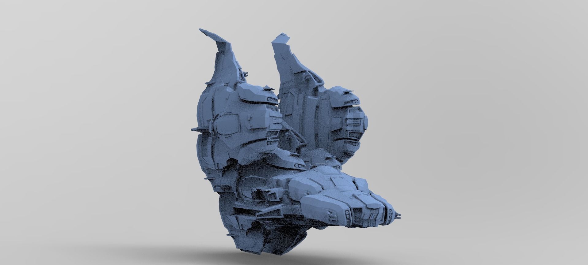 Space Roamer Mining laser craft 8 3D model CGTrader