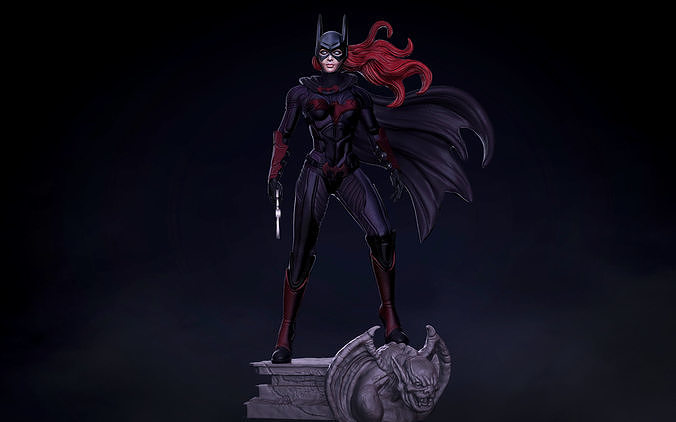 Batgirl Fanart 3D model 3D printable | CGTrader