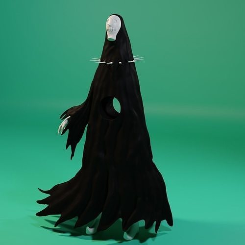 Bleach Gillian free 3D model 3D printable CGTrader
