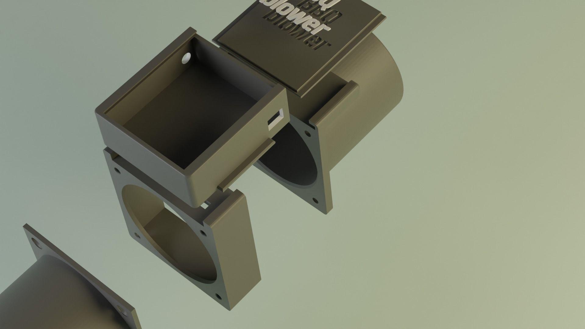 BBQ Blower 3D model 3D printable | CGTrader