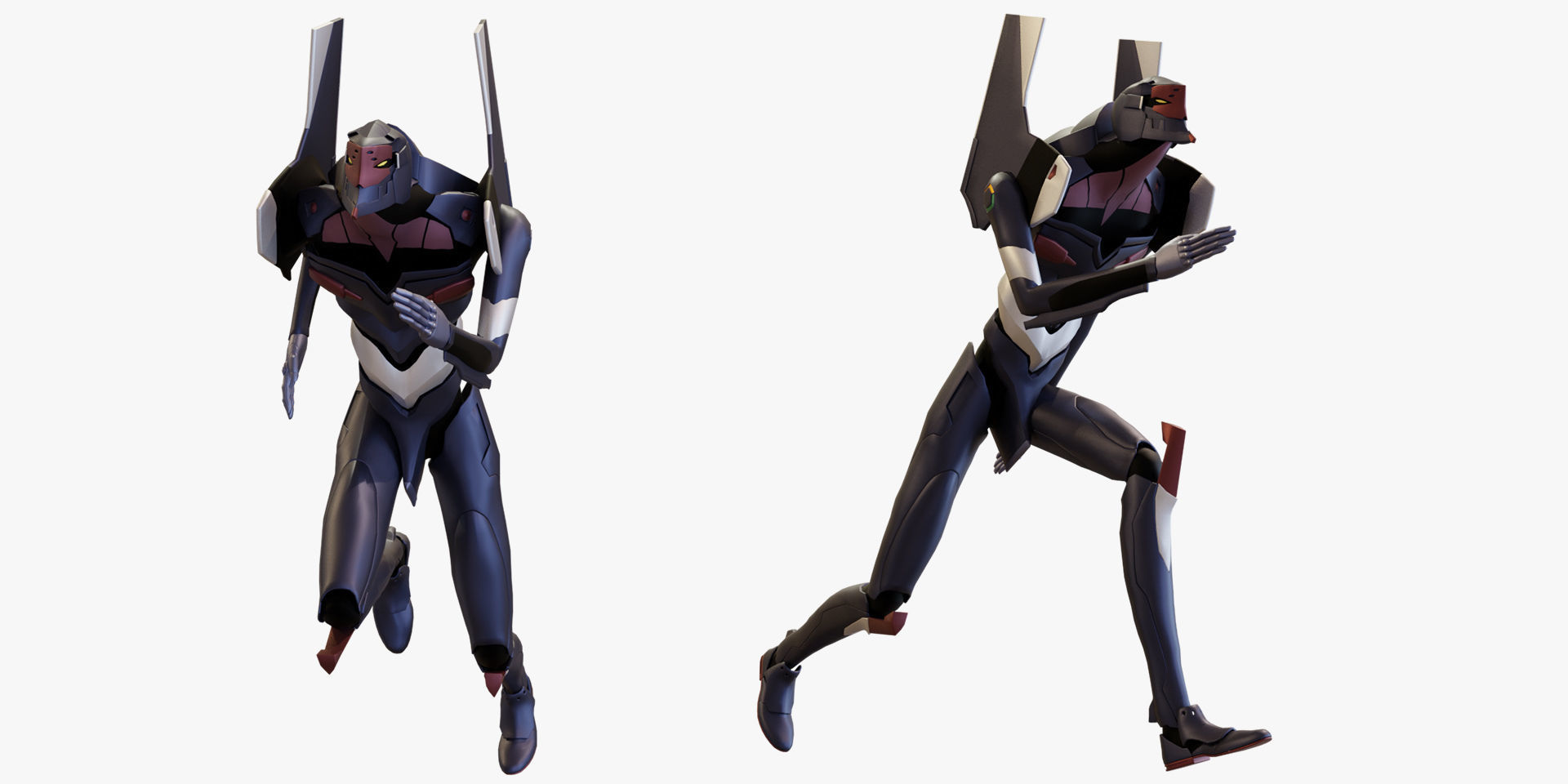 3D model Rigged EVA 03 Unit Neon Genesis Evangelion VR / AR / low-poly ...