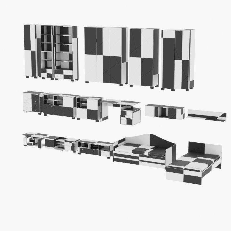 Collection of modern furniture 3D model | CGTrader
