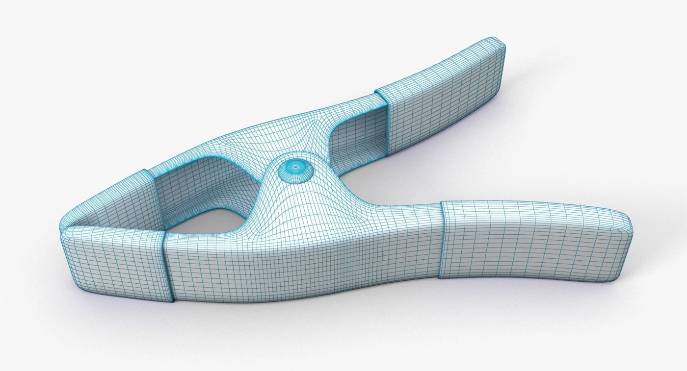 Spring Clamp 3D model CGTrader